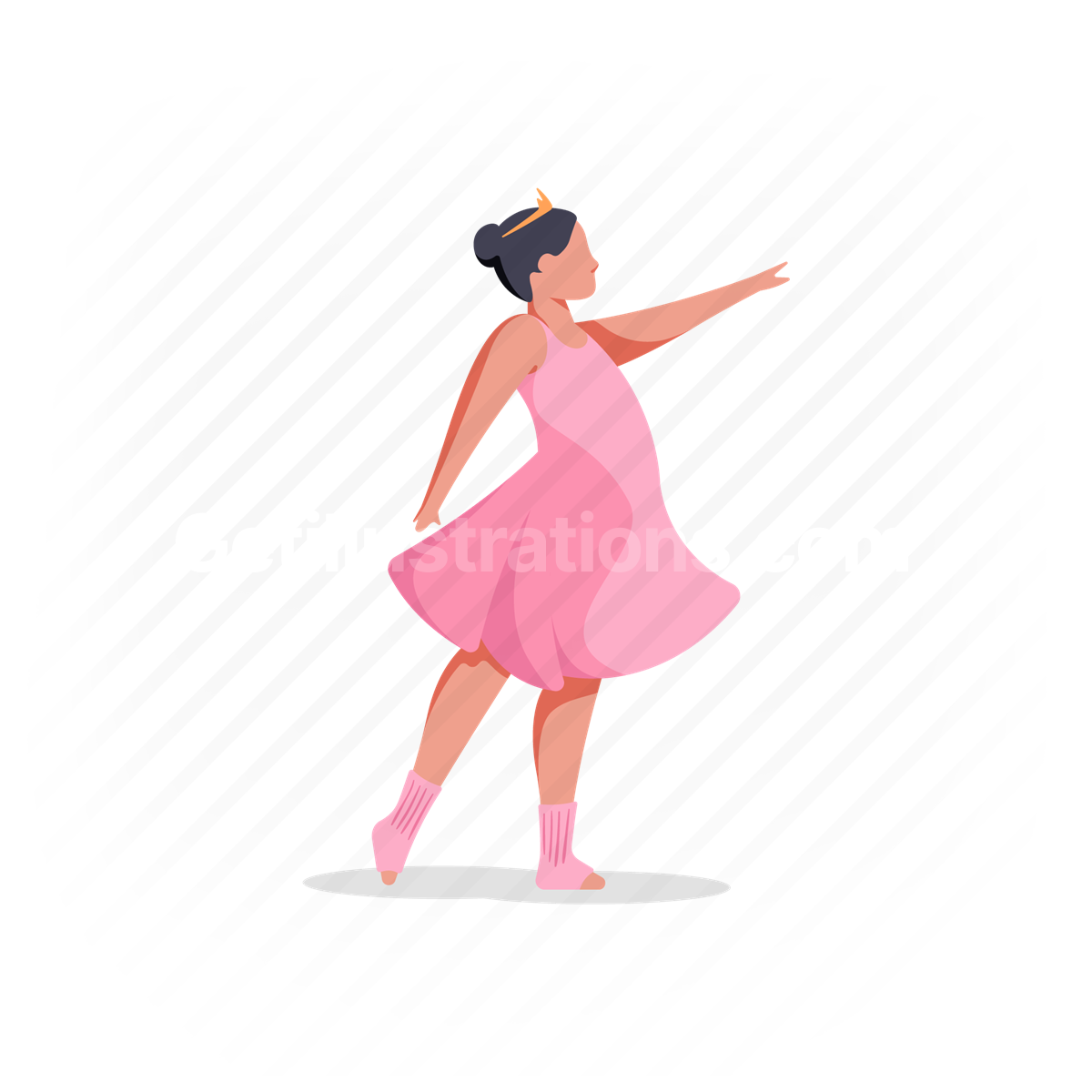 girl, ballerina, child, dance, activity